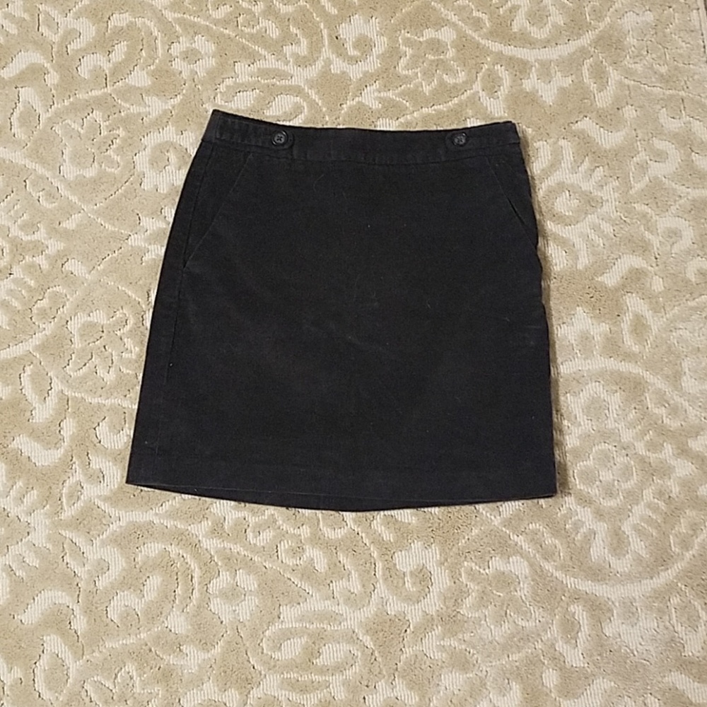 Corduroy miniskirt